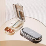 Best Pill Cutter with Storage - Portable Tablet Splitter Box