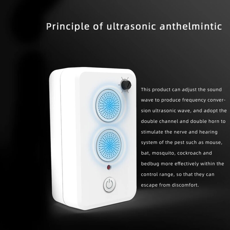 Rechargeable Mouse Repellent Ultrasonic Pest Repeller Household Outdoor