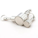 Super Strong Metal Portable Magnet Silver Color Find Lost Items