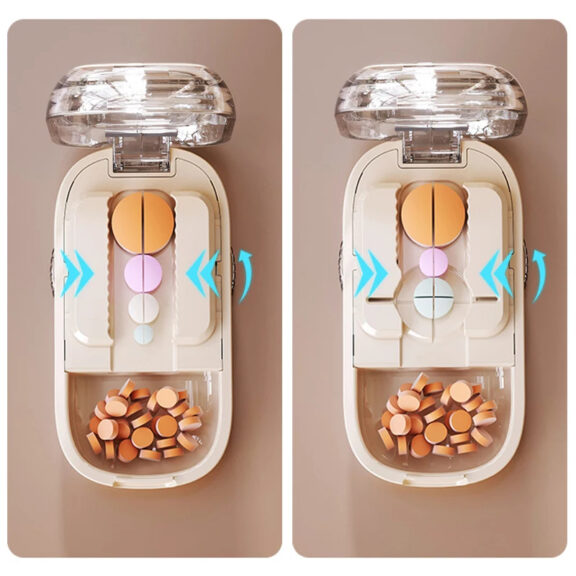 Halve Pill Cutter with Storage Box - Premium Edition